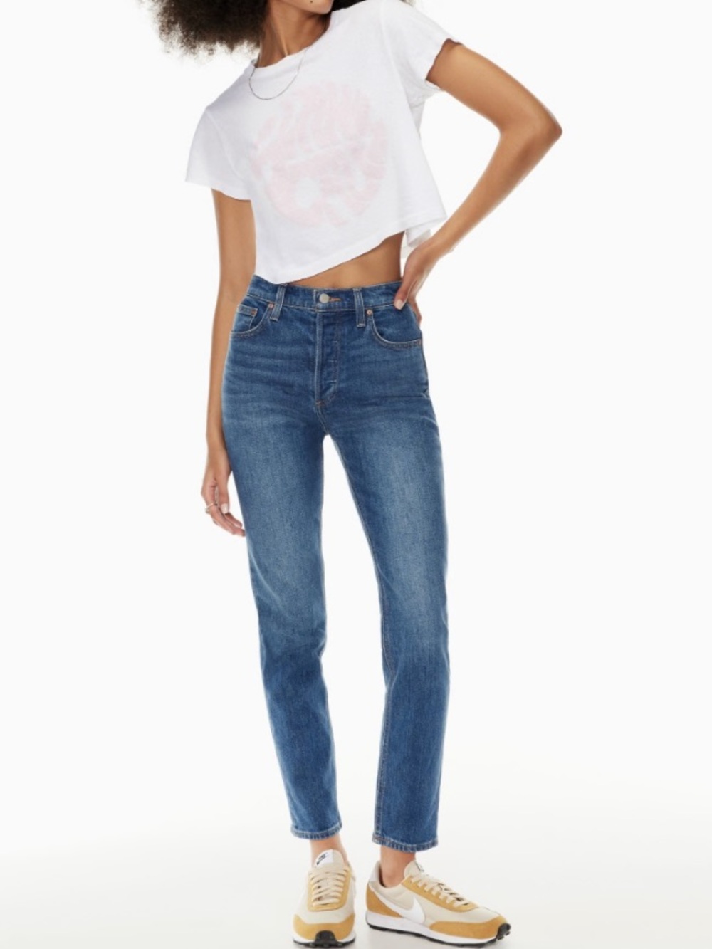 Aritzia Denim Forum The Yoko High Rise Slim Jeans